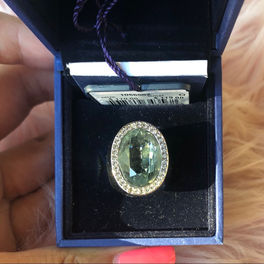 Swarovski Meteor Oval Ring
